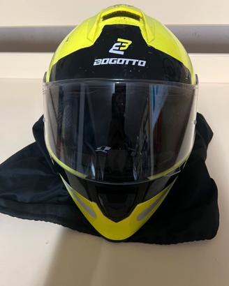 Casco moto Bogotto M (57‑58) giallo/nero