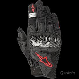 Guanti Alpinestars SMX-1 Air V2 Black Red Fluo