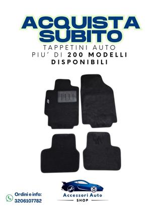TAPPETINI PER AUTO compatibile  personalizzati 