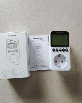 Misuratore consumi elettrici Ketotek 3680W LCD 16A