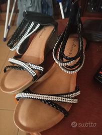 sandali mannika n 39 brillantini