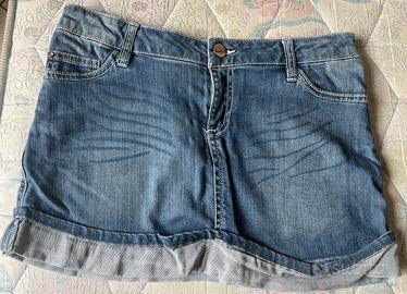 Gonna in jeans corta donna