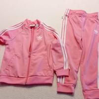 Tuta  Adidas bimba acetato rosa 3/4 anni