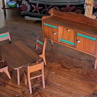 Vintage mobili per arredo casa bambola