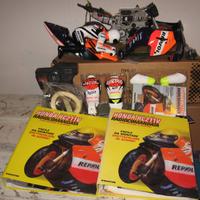 Modellino con motore a scoppio Honda repsol