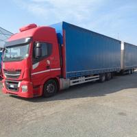 iveco stralis 3 assi 260s51 + biga 2 assi
