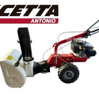 Motocoltivatore con turboneve