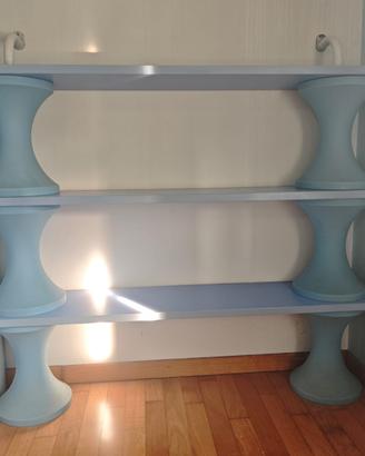 Libreria scaffalatura vintage - design particolare