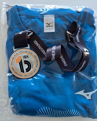 medaglia running e maglia da collezione 