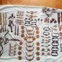 blocco/singoli 110 pezzi pomoli fregi maniglie 