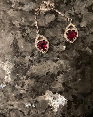 Orecchini originali Swarovski  per San Valentino