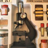 Microscopio set Pan Ludo vintage raro valigetta