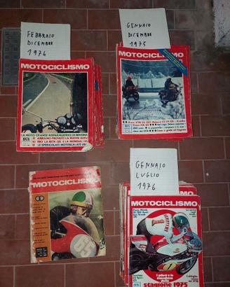 riviste  Motociclismo anni 1974-1975-1976