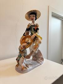 Scultura in ceramica di Tiziano Galli