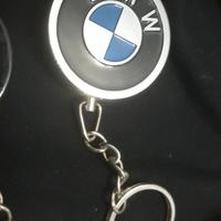 Portachiavi/accendino bmw in metallo logo vintage