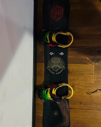 Snowboard tavola k2  157 attacchi Burton