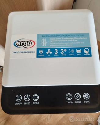 raffrescatore air cooler Argo 7 litri come nuova 