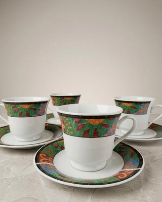 Lotto tazzine cioccolato caffè vintage 1990 nuove