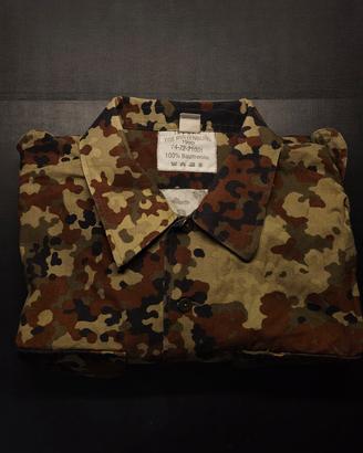 Camicia Militare Vintage TSR Rothenburg–100%Cotone