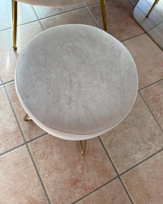 Pouf rosa cipria