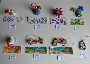 4° Lotto di 8 Sorpresine Kinder Ferrero (K02)