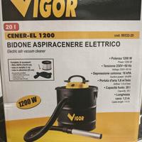 Bidone Aspira cenere elettrico 
