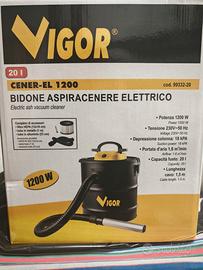Bidone Aspira cenere elettrico 