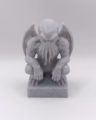 Cthulhu H. P. Lovecraft Statuetta Scultura 3D