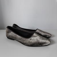 Ballerine di velluto grigio Made in Italy