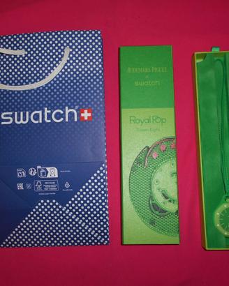 ROYAL POP AP X SWATCH GREEN 8 ORIGINALE E NUOVO