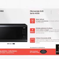 Microonde Samsung Grill Cottura Croccante 23L
