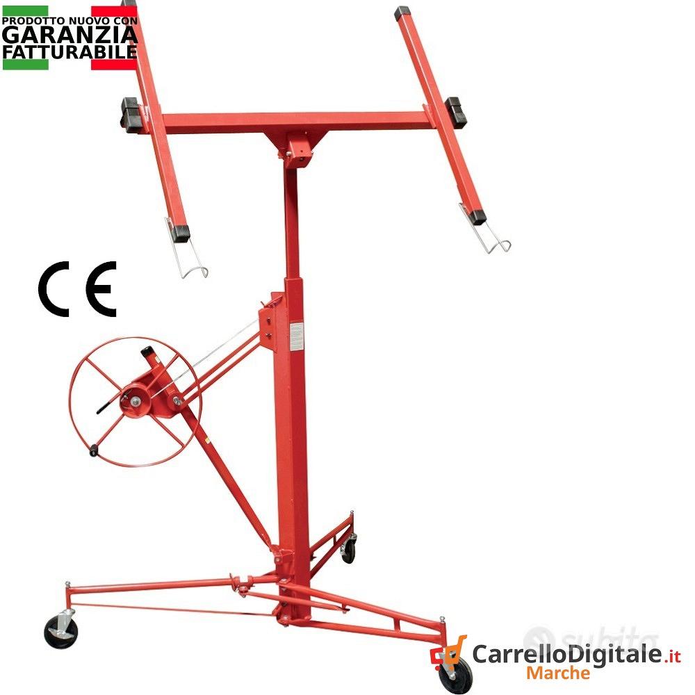 Carrello alzalastre solleva pannelli cartongesso -certificato CE