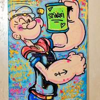 quadro pop art braccio di ferro