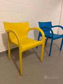 Sedie di plastica