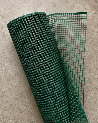 Rete Plastica Verde a maglia quadrata 20 metri