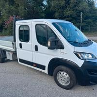 Fiat ducato doppia cab 7 posti cassone fisso