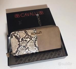 Portafoglio B.Cavalli Stampa Pitone Ecopelle