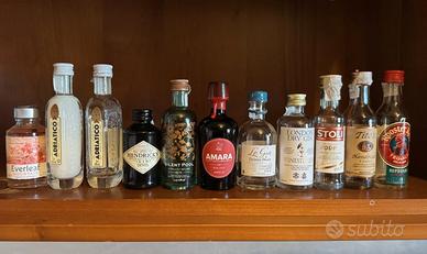 Lotto Bottiglie Mignon Liquori e Gin