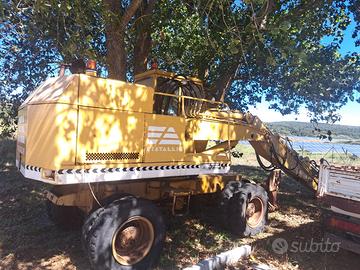 Escavatore gommato fiat Hitachi e polipo rozzi 700