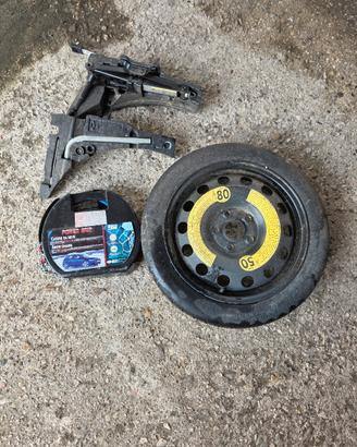 ruotino di scorta vw golf e accessori