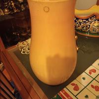 vaso in vetro di murano firmato venini x amatori 
