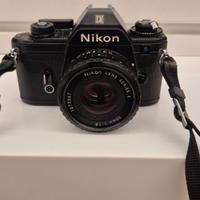 Nikon EM + Nikon Lens 50 mm + Tamron Tele macro 80