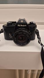 Nikon EM + Nikon Lens 50 mm + Tamron Tele macro 80