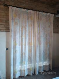 bastone per tenda grigio fumo