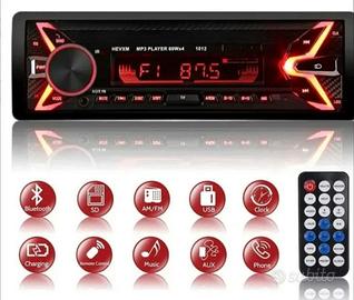 Autoradio bluetooth con telecomando 