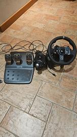 volante logitech g920+pedaliera e cambio
