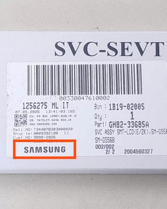 Galaxy XCover 7 Display Samsung SM-G556 SM-G556B