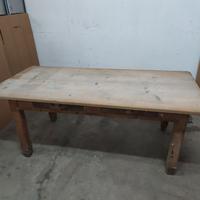 tavolo da sarto in legno massiccio 