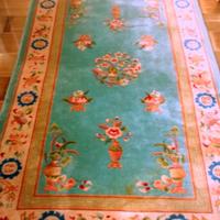 TAPPETO CINESE VERDE SMERALDO 220X120 MORBIDISSIMO