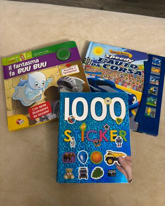 Lotto libri per bambini – sonori, tattili sticker